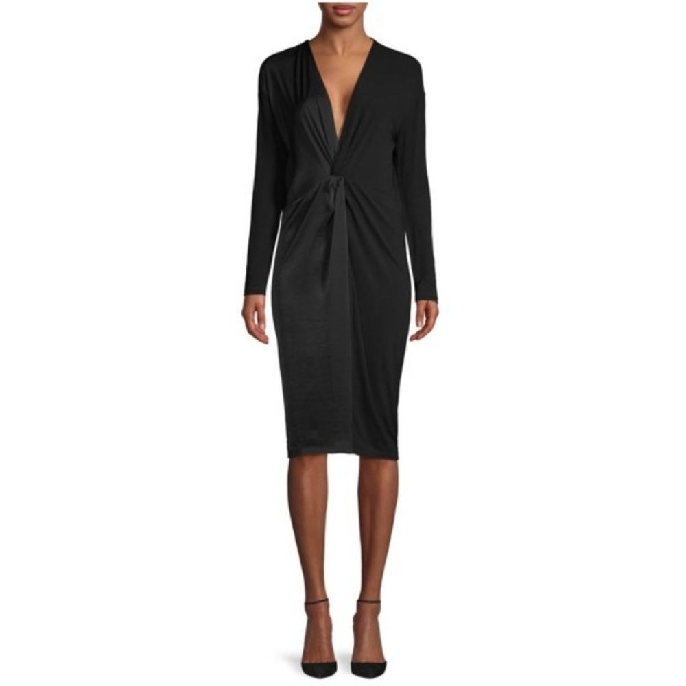 BCBGMAXAZRIA Twist-Front Knit NEW Dress